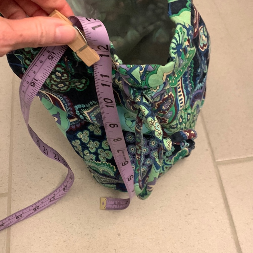 Vera Bradley wet bag toiletries swimsuit drawstring vinyl lined